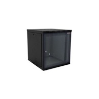 CANOVATE Zidni ormar s bočnim pločama koje se mogu otvoriti izvana Eco WEO-9-12F5F, 19", 12U, 540x550x588, crni